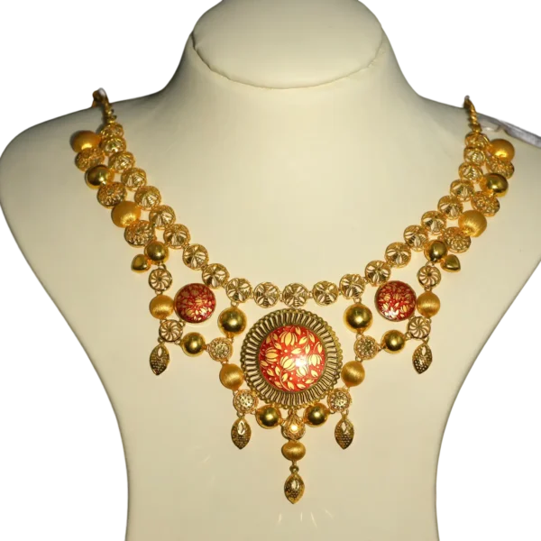 Elegant 22K Gold Necklace - 40.200 grams, Madurai