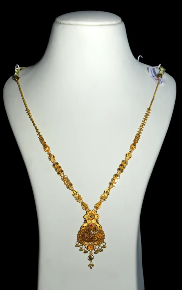 Versatile 22k Gold Haram Necklace - Buy Local in Madurai