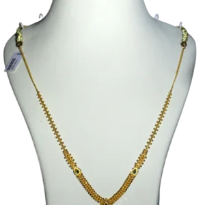 22k Gold Haram Chain with Stunning Pendant in madurai