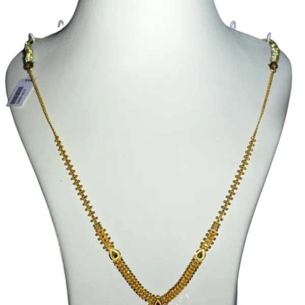 22k Gold Haram Chain with Stunning Pendant in madurai