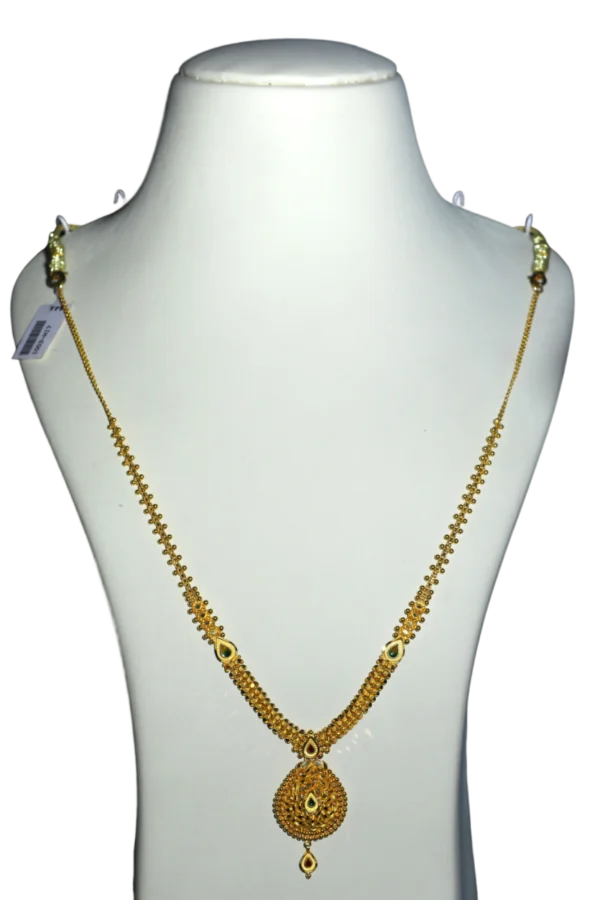 22k Gold Haram Chain with Stunning Pendant in madurai