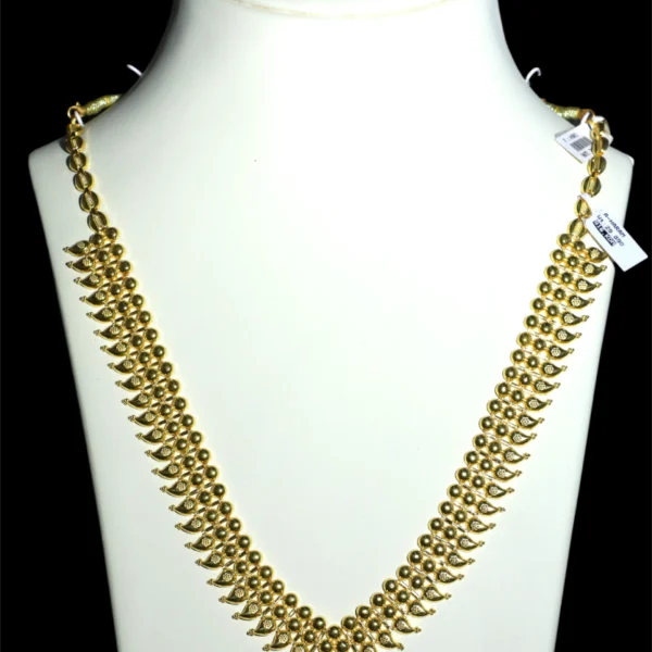 22k Gold Mango Motif Haram Chain