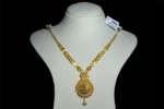 Divine Goddess Pendant Gold Necklace - Madurai