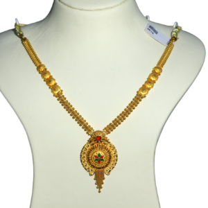 Detailed view of 22K Gold Necklace chain